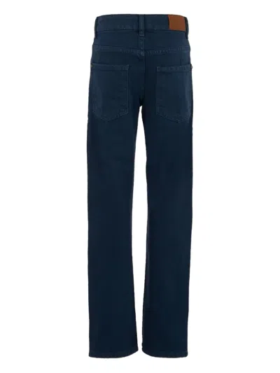 Trussardi Junior Pocket Trousers In Blue