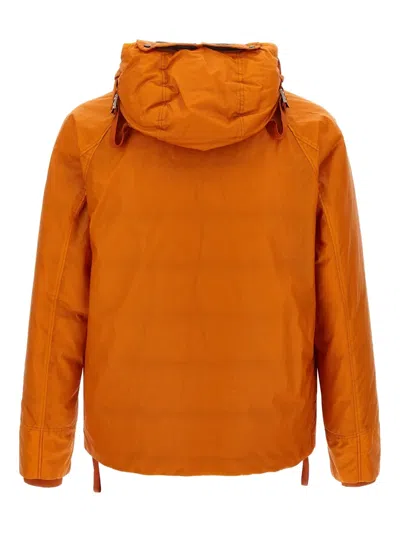 C.p. Company Goggle Hood Mountain Parka In Orange