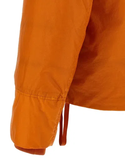 C.p. Company Goggle Hood Mountain Parka In Orange
