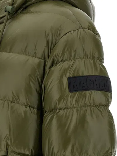 Mackage Victor-r Quilted Down Jacket In Green