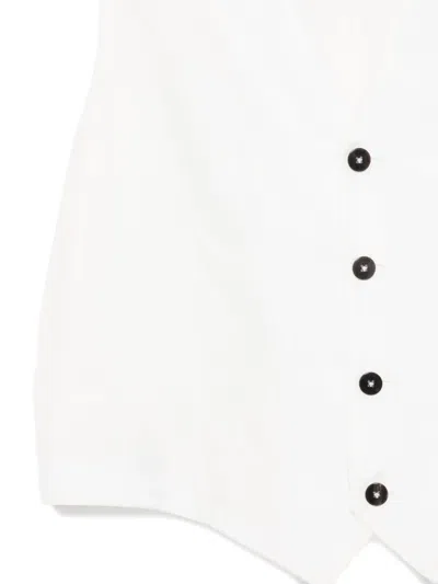 搭扣开合西式马甲