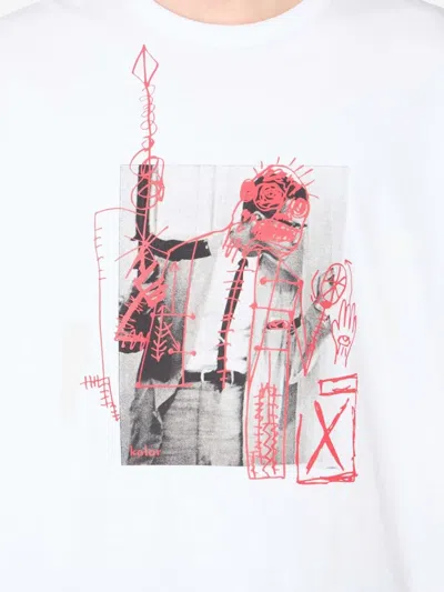 Kolor Graphic-print T-shirt In White