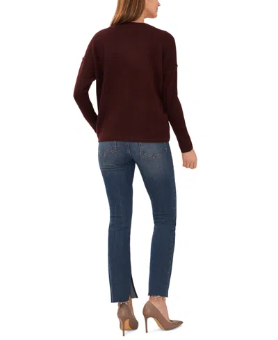 Vince Camuto Crewneck Sweater In Brown