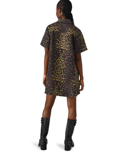 Steve Madden Women's Freddy Short Sleeve Dress In Multi