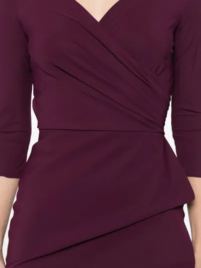 Chiara Boni La Petite Robe Florien Ruffled Wrap Dress In Red