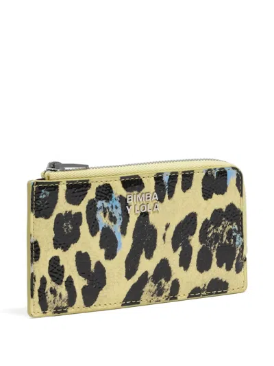 Bimba Y Lola Textured Leopard Print Purse In Multi