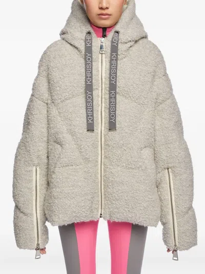 Khrisjoy Iconic Milan In Boucle Clothing In Gray