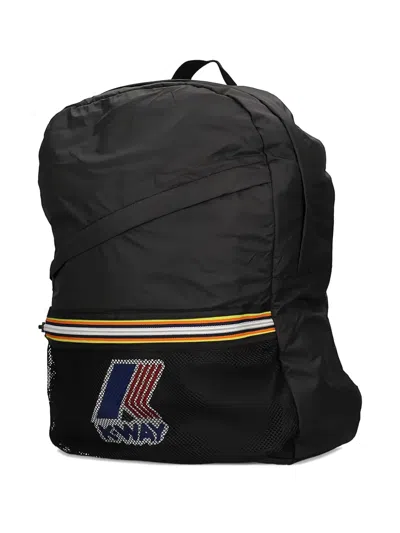 K-way Le Vrai 3.0 Francois Zipped Backpack In Black