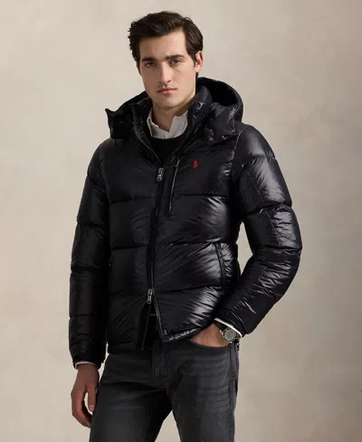 Polo Ralph Lauren El Cap Recycled Nylon Bomber In Black