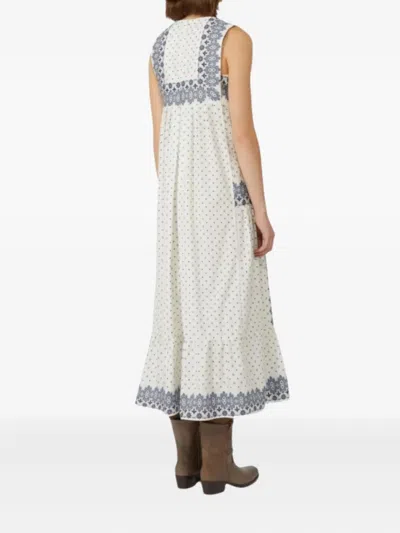 Weekend Max Mara Manila Paisley-print Tiered Midi Dress In Multi