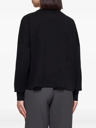Studio Nicholson Women's Crew Neck Long Sleeve T-shirt In Black