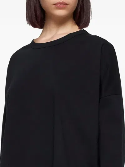 Studio Nicholson Women's Crew Neck Long Sleeve T-shirt In Black