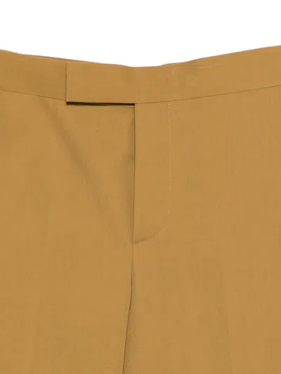 华达呢卷边长裤