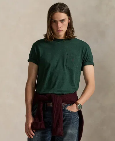 Polo Ralph Lauren Men's Classic-fit Jersey Pocket T-shirt In Green