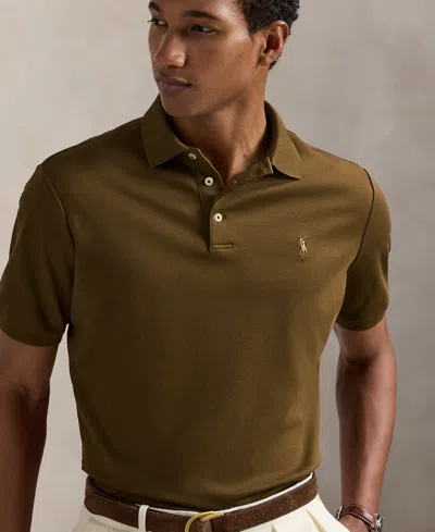 Polo Ralph Lauren Classic Fit Soft Cotton Polo Shirt In Green