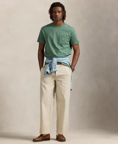 Polo Ralph Lauren Men's Classic Fit Crew Neck Pocket T-shirt In Green