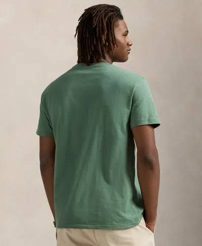 Polo Ralph Lauren Men's Classic Fit Crew Neck Pocket T-shirt In Green