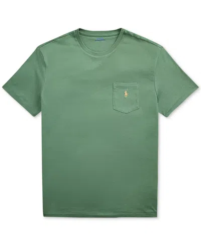 Polo Ralph Lauren Men's Classic Fit Crew Neck Pocket T-shirt In Green