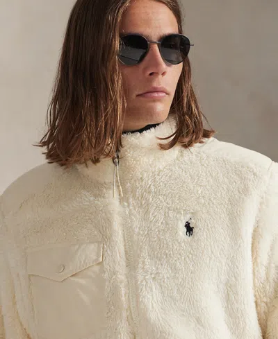 Polo Ralph Lauren Full Zip Jacket In Brown