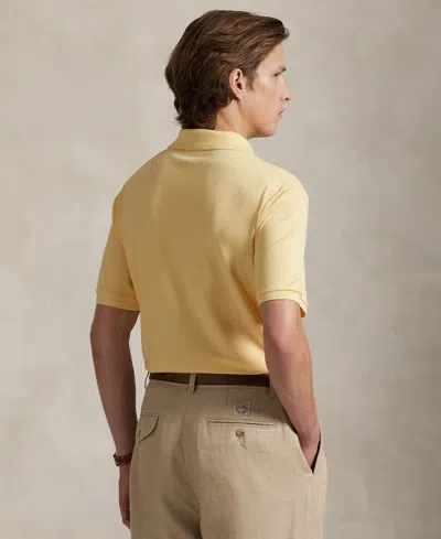 Polo Ralph Lauren Men's Classic Fit Soft Cotton Polo In Yellow