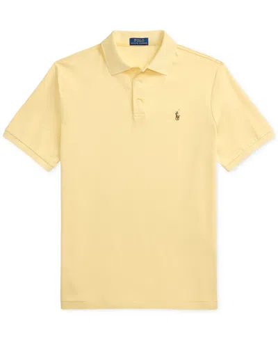 Polo Ralph Lauren Men's Classic Fit Soft Cotton Polo In Yellow