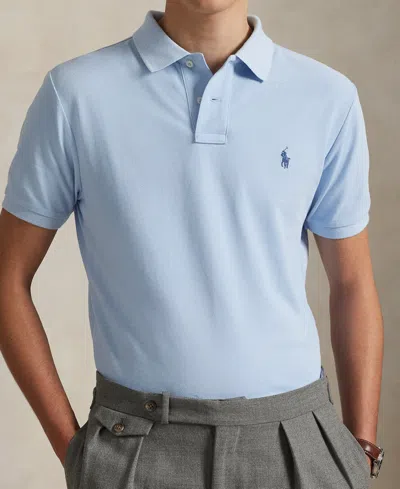 Polo Ralph Lauren Men's Classic-fit Cotton Polo Shirt In Blue