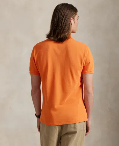 Polo Ralph Lauren T-shirt Collared Short Sleeves In Orange