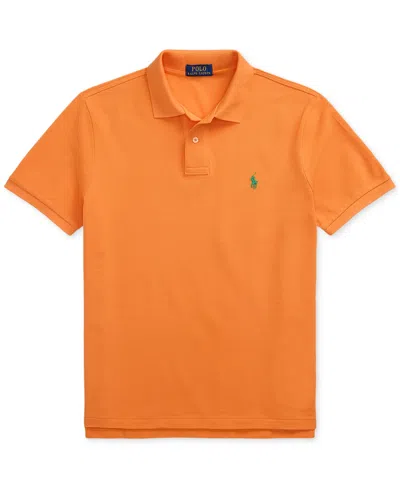 Polo Ralph Lauren T-shirt Collared Short Sleeves In Orange