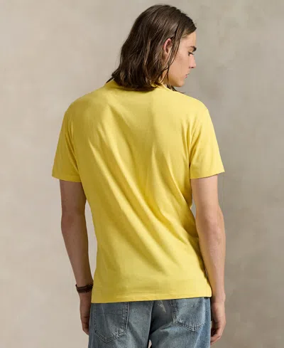 Polo Ralph Lauren Men's Classic-fit Jersey Pocket T-shirt In Yellow