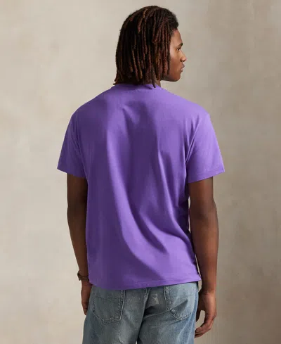 Polo Ralph Lauren Men's Classic-fit Jersey Pocket T-shirt In Purple