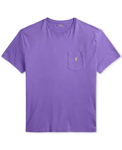 Polo Ralph Lauren Men's Classic-fit Jersey Pocket T-shirt In Purple