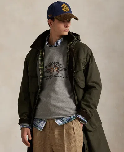 Polo Ralph Lauren Men's Polo Sportsman Fleece Sweatshirt In Gray