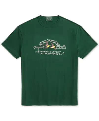 Polo Ralph Lauren Men's Classic-fit Polo Sportsman T-shirt In Green
