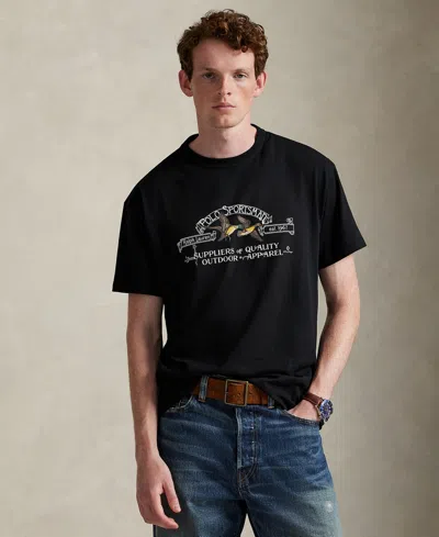 Polo Ralph Lauren Men's Polo Sportsman Duck T-shirt In Black