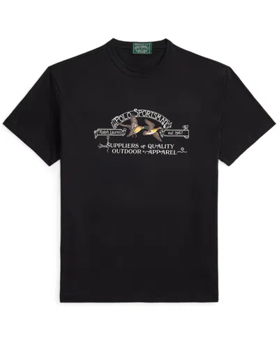 Polo Ralph Lauren Men's Polo Sportsman Duck T-shirt In Black