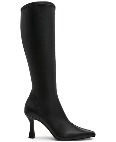 Steve Madden Women's Flute Knee-high Dress Boots In Black