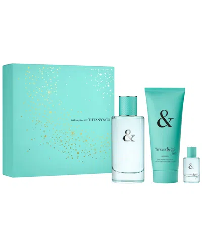 Tiffany & Co Tiffany & Love Eau De Parfum 3-piece Gift Set In Transparent