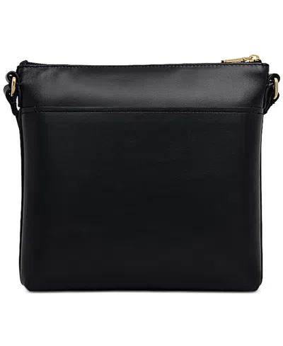 Radley London Pockets Small Leather Zip Top Crossbody Bag In Black