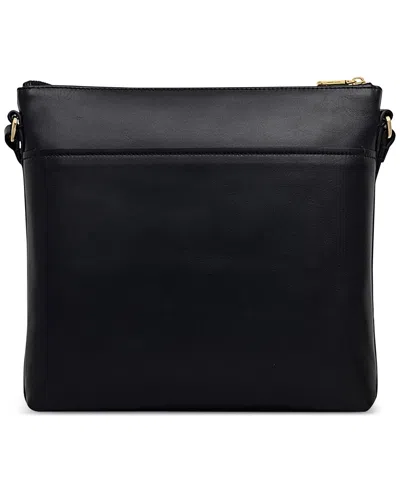 Radley London Pockets Small Leather Zip Top Crossbody Bag In Black