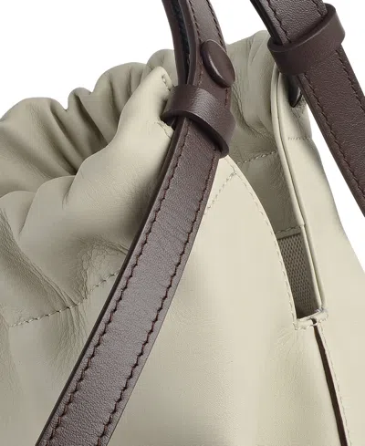 Radley London The Portobello Large Leather Drawstring Shoulder Bag In Neutral