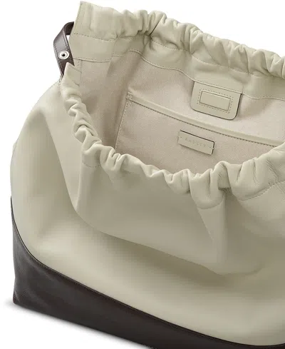 Radley London The Portobello Large Leather Drawstring Shoulder Bag In Neutral