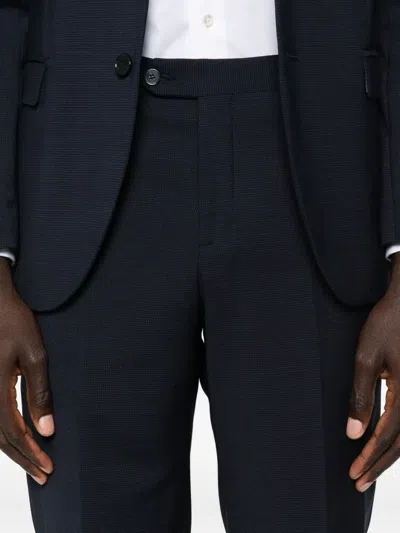 Manuel Ritz Wool Single-breasted Suit In Black