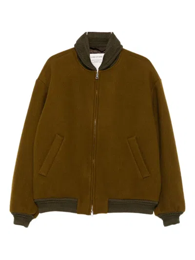 A Kind Of Guise Bajar Zip-up Bomber Jacket In Brown