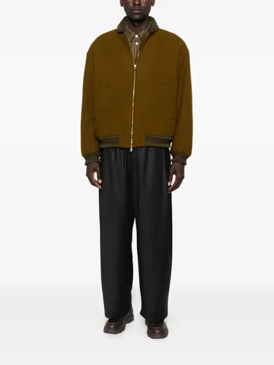 A Kind Of Guise Bajar Zip-up Bomber Jacket In Brown