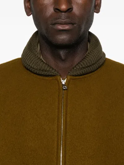 A Kind Of Guise Bajar Zip-up Bomber Jacket In Brown