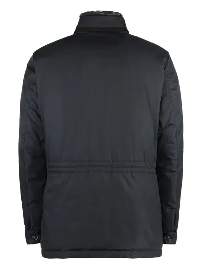 Moorer Goose-down Jacket In Blue