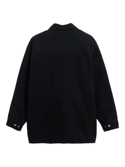 Carhartt Buttoned Pocket Coat In Black