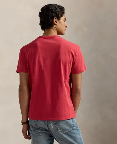 Polo Ralph Lauren Classic Fit Jersey Pocket Tee In Red
