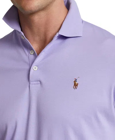 Polo Ralph Lauren Classic Fit Soft Cotton Polo Shirt In Purple