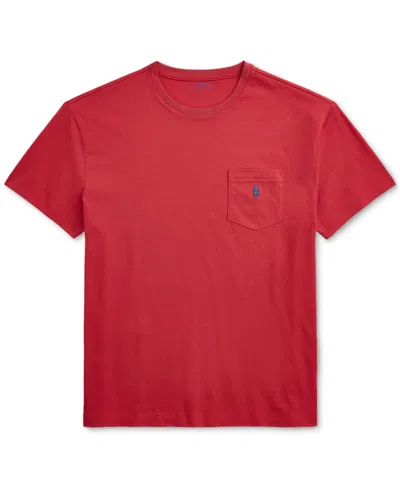 Polo Ralph Lauren Classic Fit Jersey Pocket Tee In Red